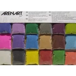 New Set de 18 Arenas de Colores Arenas