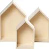 Set de 3 casas de madera Maderas