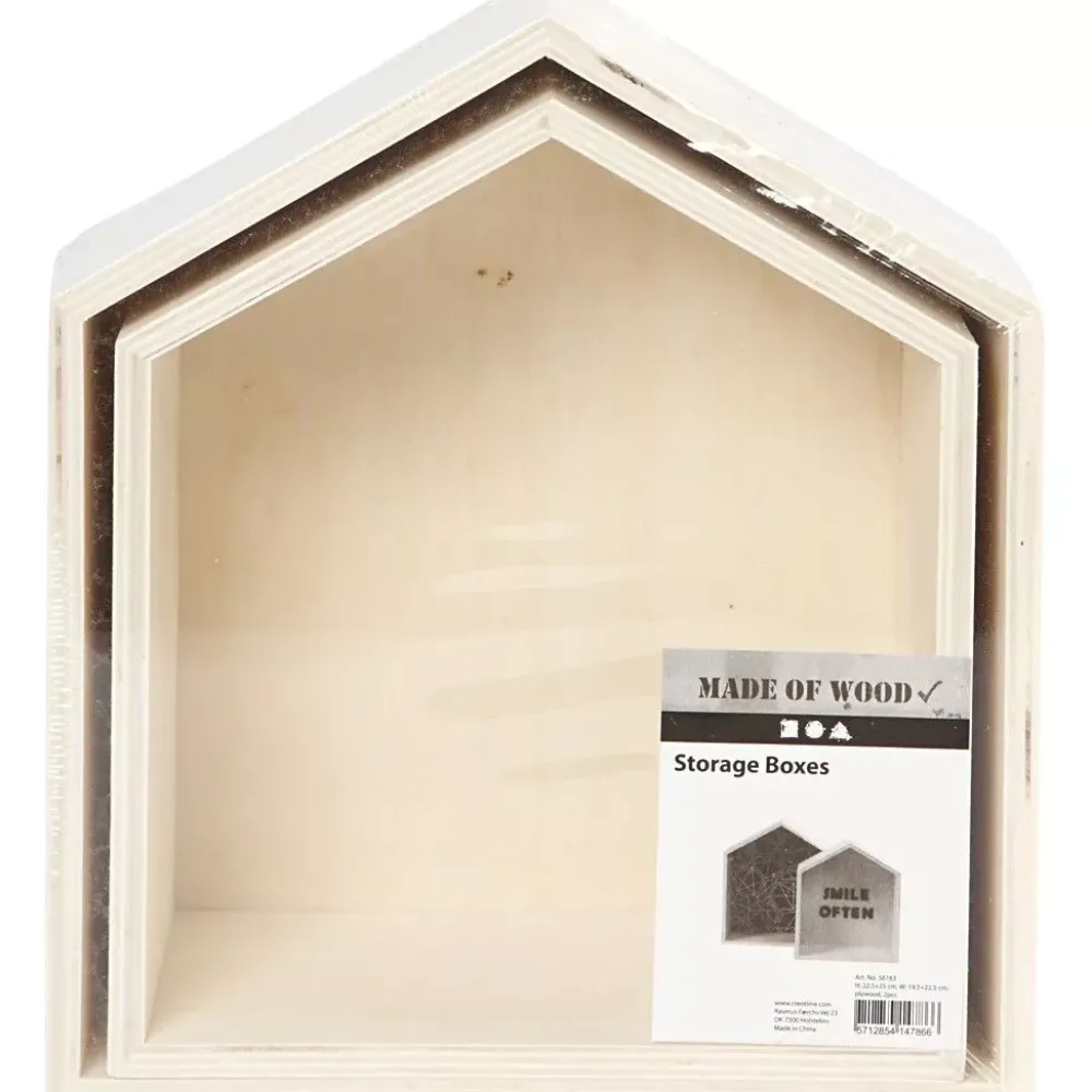 Sale Set de 2 casas de madera Maderas