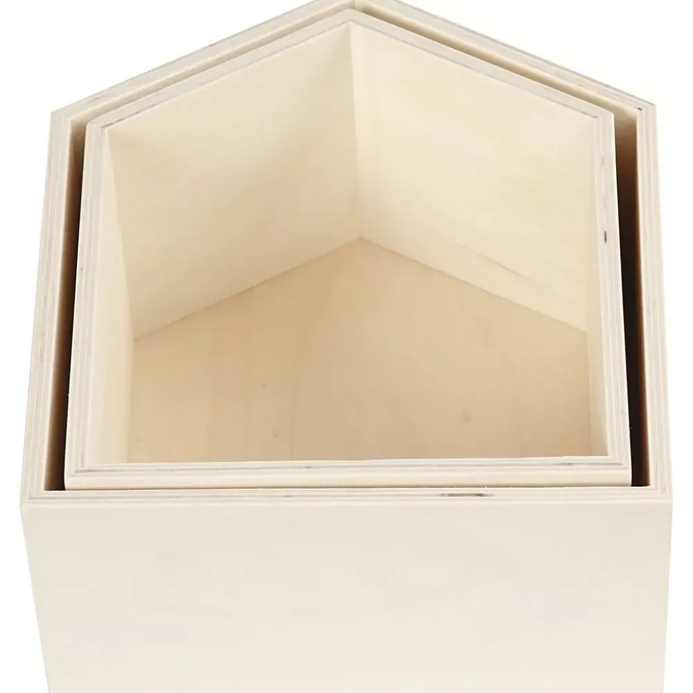 Sale Set de 2 casas de madera Maderas