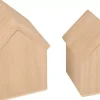 Best Set de 2 Casas de Madera con Tapa Maderas