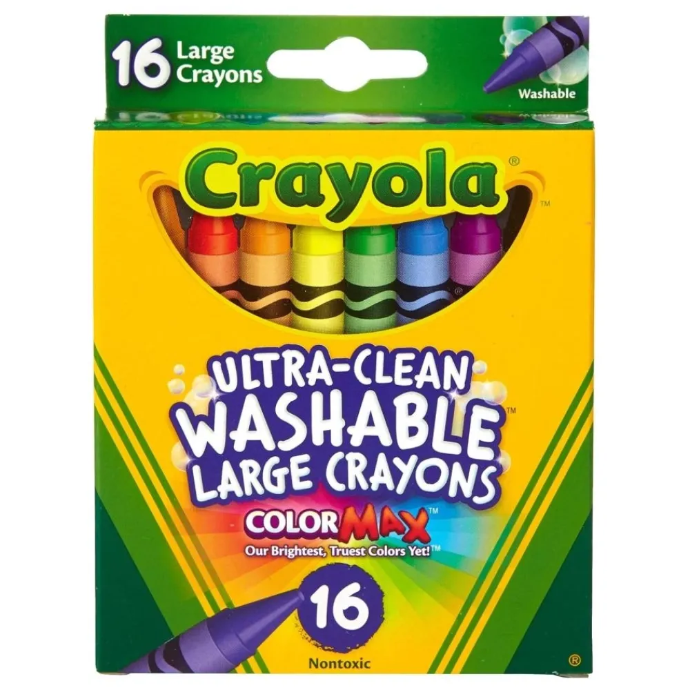 Sale Set de 16 Crayons lavables grandes Niños Niños Y Regalos