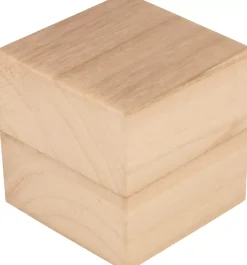 Online Set de 3 Cubos de Madera Medianos Maderas