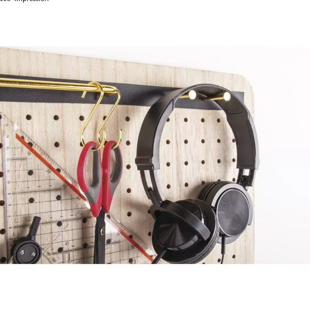Hot Set de 4 ganchos en S para Pegboard Pin and Peg Organización