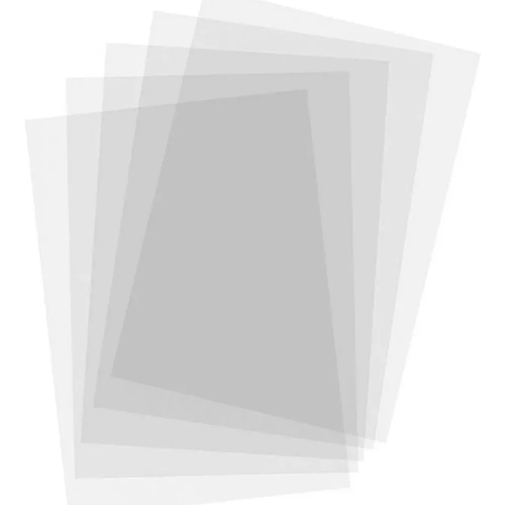 Discount Set de 10 Hojas de Acetato Transparente para Stencil A4 0,2mm Silhouette|Plantillas