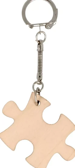 Outlet Set de 2 Llaveros de Madera Puzzle Maderas
