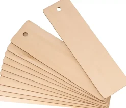 Set de 10 Marcapáginas de Madera Maderas
