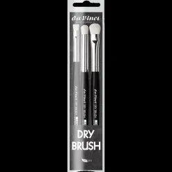 Best Set de 3 pinceles de pintura en seco Pinceles Y Brochas