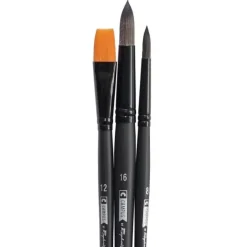 Hot Set de 3 pinceles Watercolour Pinceles Y Brochas