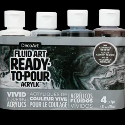 Discount Set de 4 Pinturas Fluid Art Neutral Pinturas Acrílicas