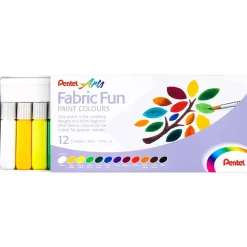 Outlet Set de 12 pinturas líquidas textiles Pinturas Para Tela Y Seda