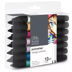 Clearance Set de 12+1 Promarker Manga Romance Winsor & Newton Rotuladores