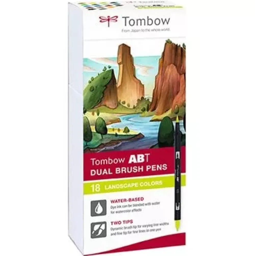Online Set de 18 rotuladores ABT Dual Brush Paisajes Rotuladores