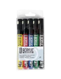 Clearance Set de 5 Rotuladores Acrílicos Permanentes Rotuladores