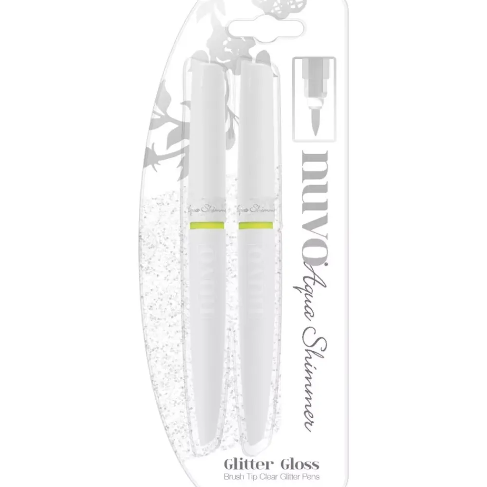 Online Set De 2 Rotuladores Aqua Shimmer Glitter Gloss Pens Rotuladores
