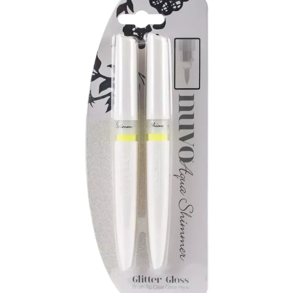 Online Set De 2 Rotuladores Aqua Shimmer Glitter Gloss Pens Rotuladores