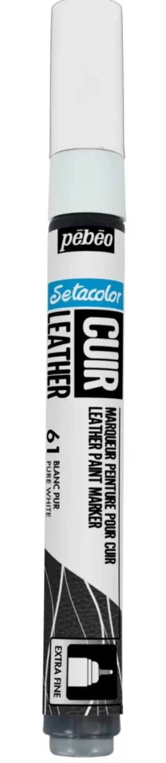 Best Set de 2 Rotuladores Blanco y Negro Setacolor Cuero Rotuladores|Pinturas Para Tela Y Seda