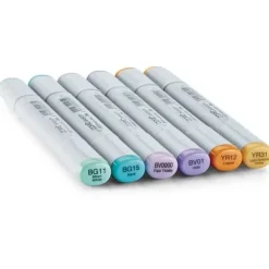 Clearance Set de 6 Rotuladores Sketch Pasteles Pálidos Rotuladores