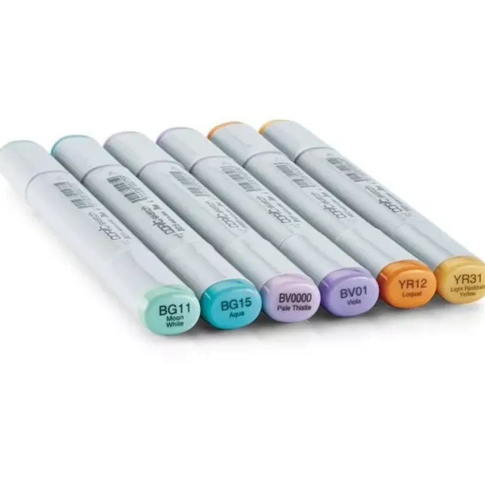 Clearance Set de 6 Rotuladores Sketch Pasteles Pálidos Rotuladores