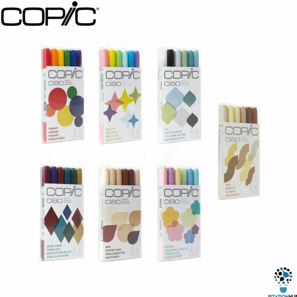 Best Set De 6 Rotuladores Ciao Tonos Brillantes Rotuladores