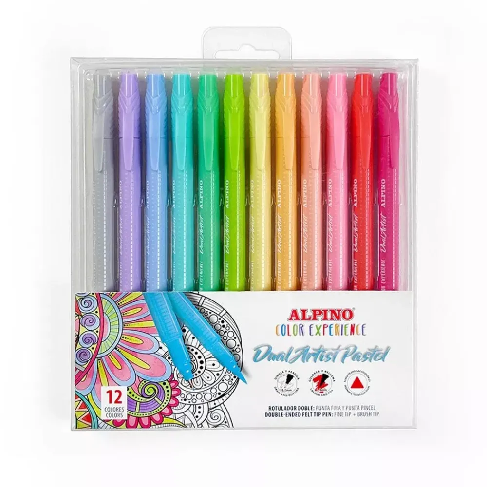 New Set de 12 rotuladores Dual Artsit Pastel Rotuladores