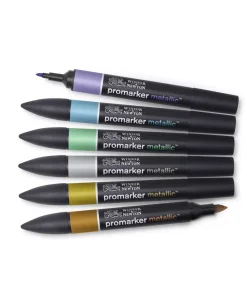 Discount Set de 6 Rotuladores Metálicos con Base Agua Promarker Rotuladores