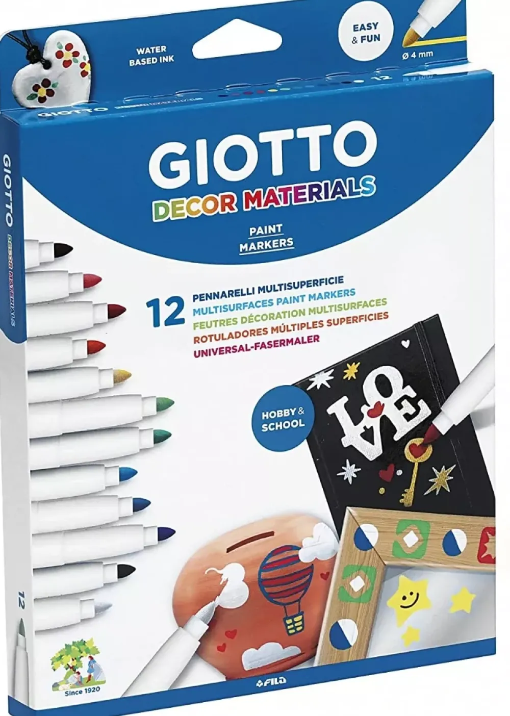 Discount Set de 12 Rotuladores Multisuperficie Niños Rotuladores|Niños Y Regalos