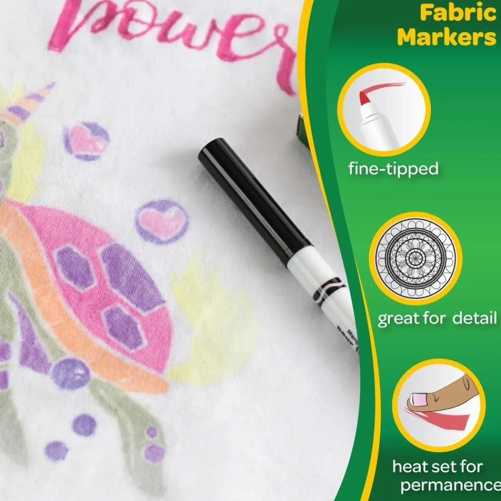 Online Set de 6 rotuladores para tela Niños Niños Y Regalos|Pinturas Para Tela Y Seda