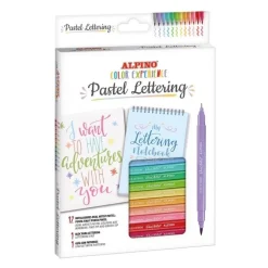 Sale Set de 12 Rotuladores Pastel Lettering Rotuladores