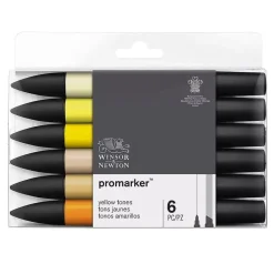 Outlet Set de 6 Rotuladores Promarker Tonos Amarillos Rotuladores