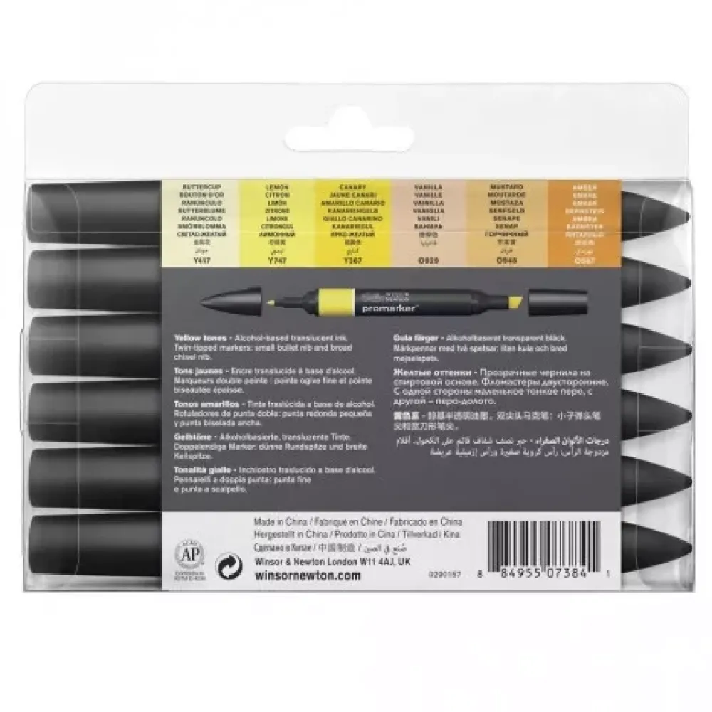 Outlet Set de 6 Rotuladores Promarker Tonos Amarillos Rotuladores