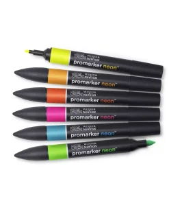 Online Set de 6 Rotuladores Promarker Neón Winsor & Newton Rotuladores