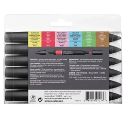 Best Set de 6 Rotuladores Promarker Tonos Medios Winsor y Newton Rotuladores