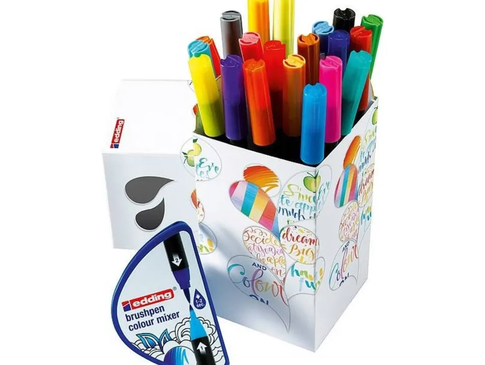 Set de 20 rotuladores punta pincel Rotuladores