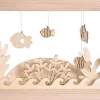 Hot Set de 10 Siluetas de Madera Peces Maderas
