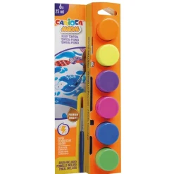 Hot Set de 6 témperas neón 25ml Infantil