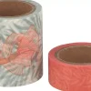 Best Set de 2 Washi Tape koi Corail Decoupage