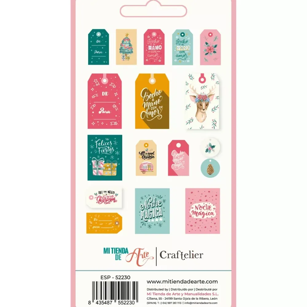 Discount Set de Etiquetas Español All You Need Is Christmas Navidad
