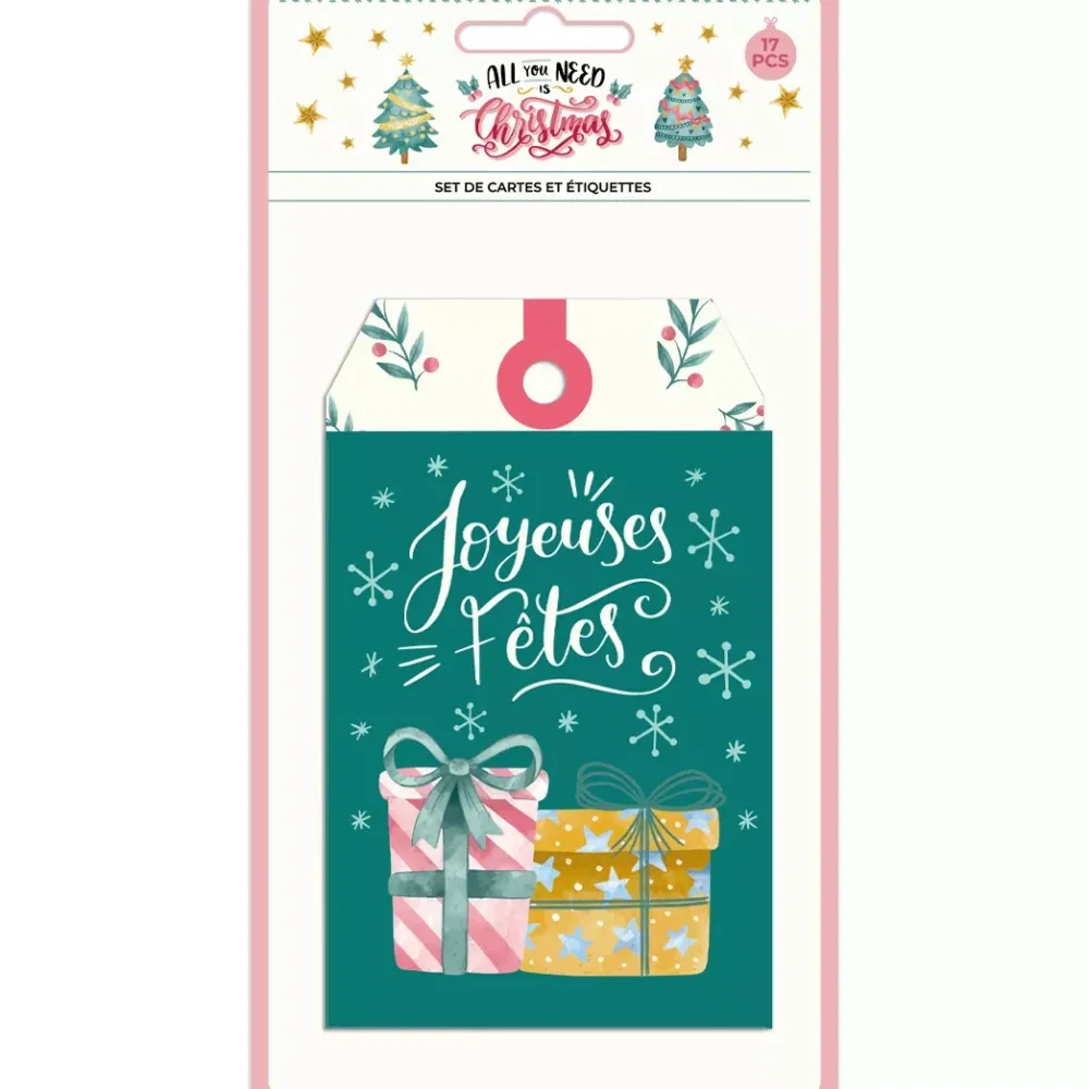 Outlet Set de Etiquetas Francés All You Need Is Christmas Navidad