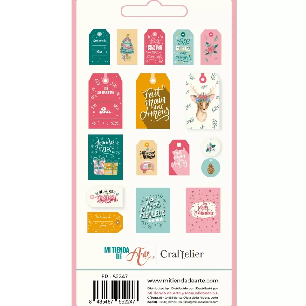 Outlet Set de Etiquetas Francés All You Need Is Christmas Navidad
