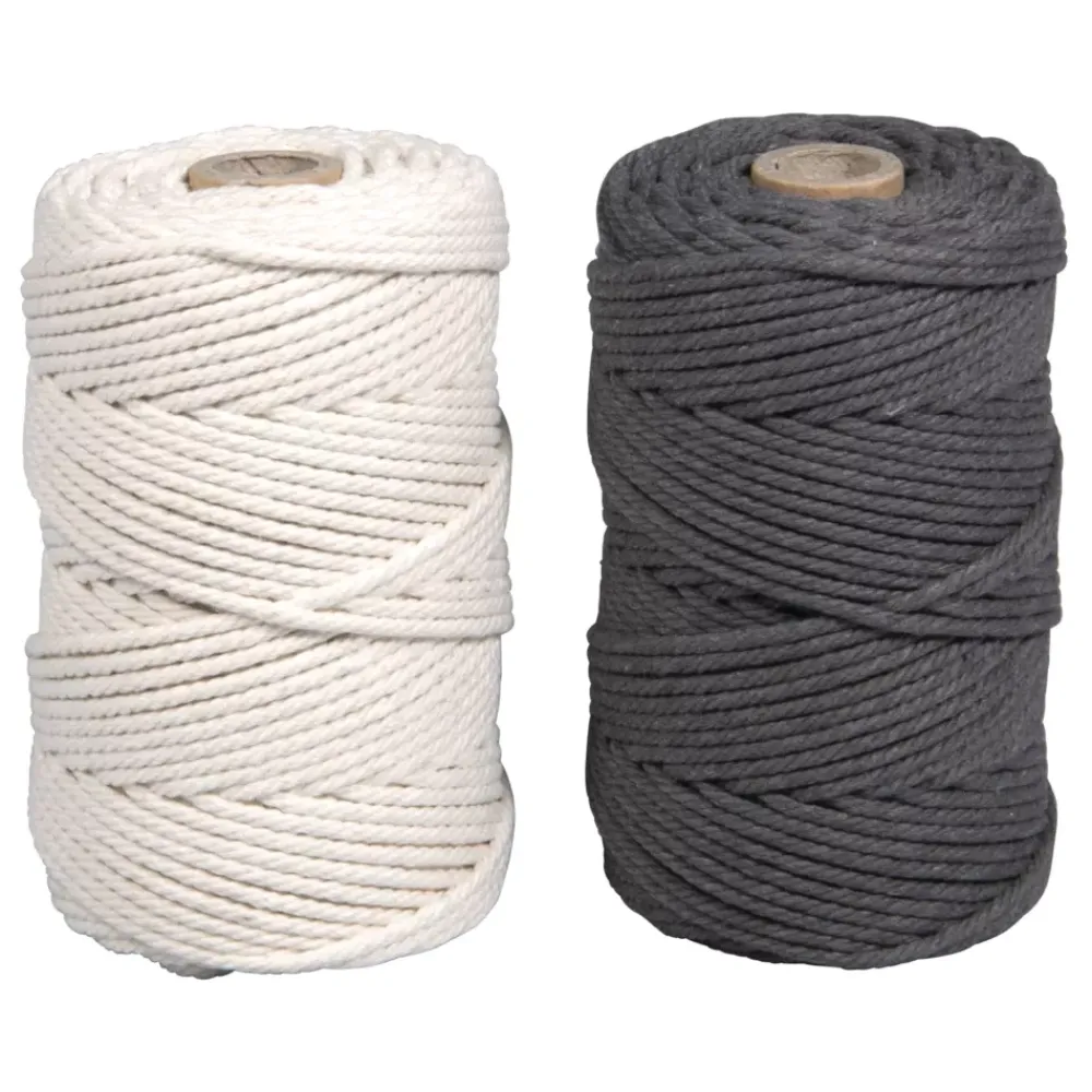 Set de Hilos de Macramé Gris Pizarra 2mm Macramé