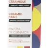 Outlet Set de Iniciación Ceramic 6 Pinturas para Cerámica y Vidrio 20ml Pinturas De Vidrio Y Cerámica