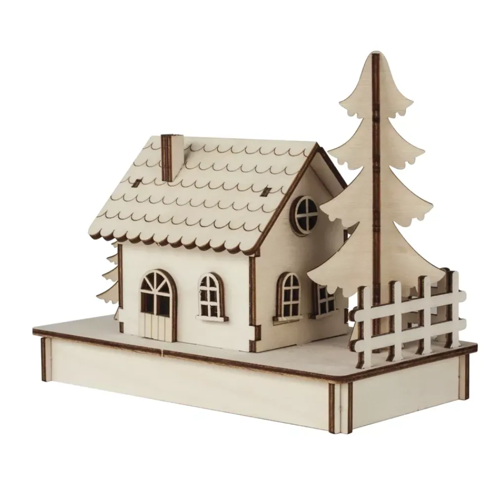 Clearance Set de madera 3D Casita Maderas|Organización