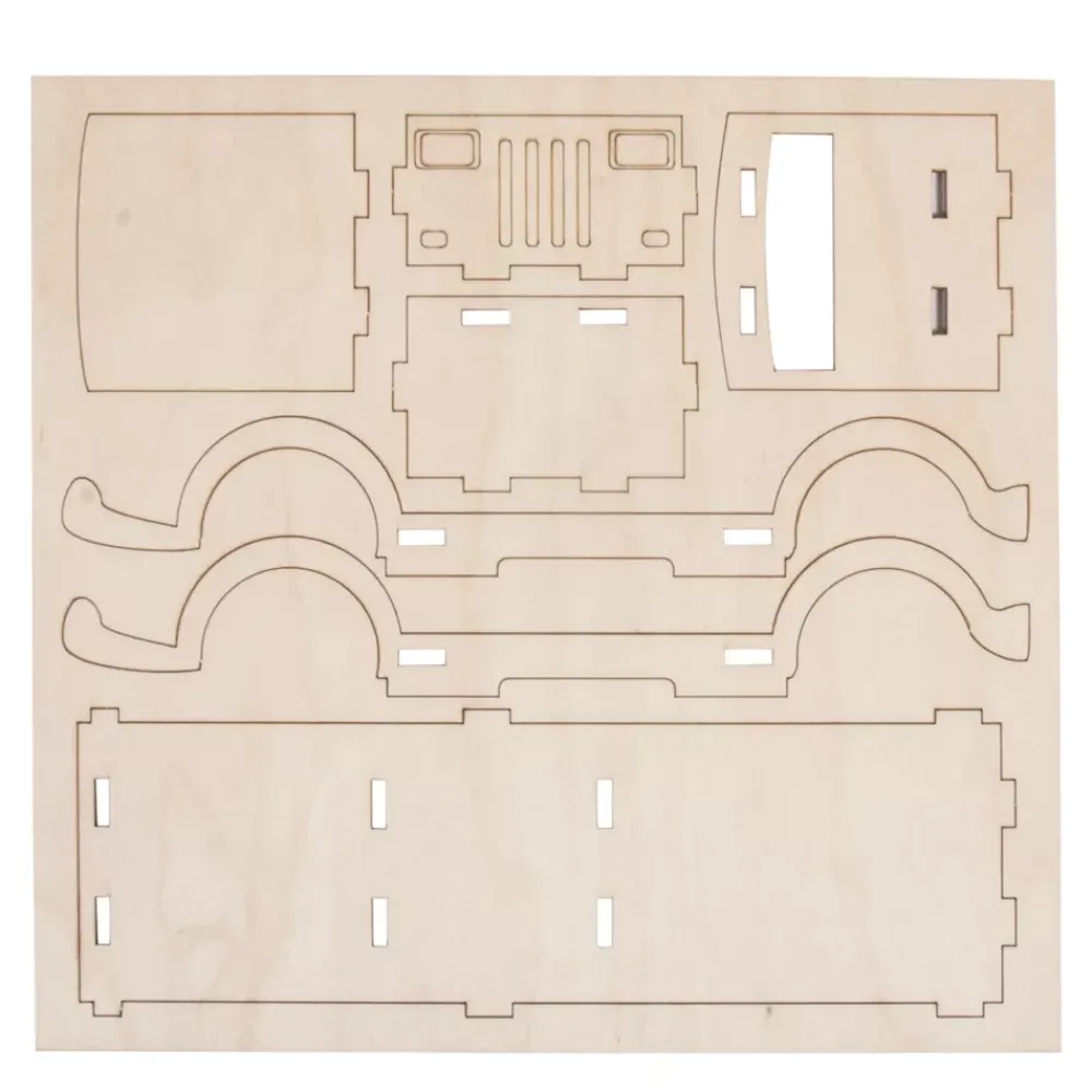 Clearance Set de madera 3D Casita Maderas|Organización