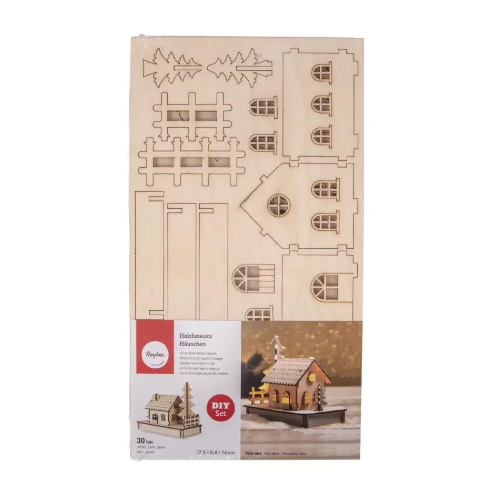 Clearance Set de madera 3D Casita Maderas|Organización