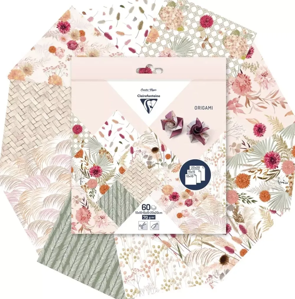 Online Set de Papel para Origami Dried Flowers Niños Niños Y Regalos