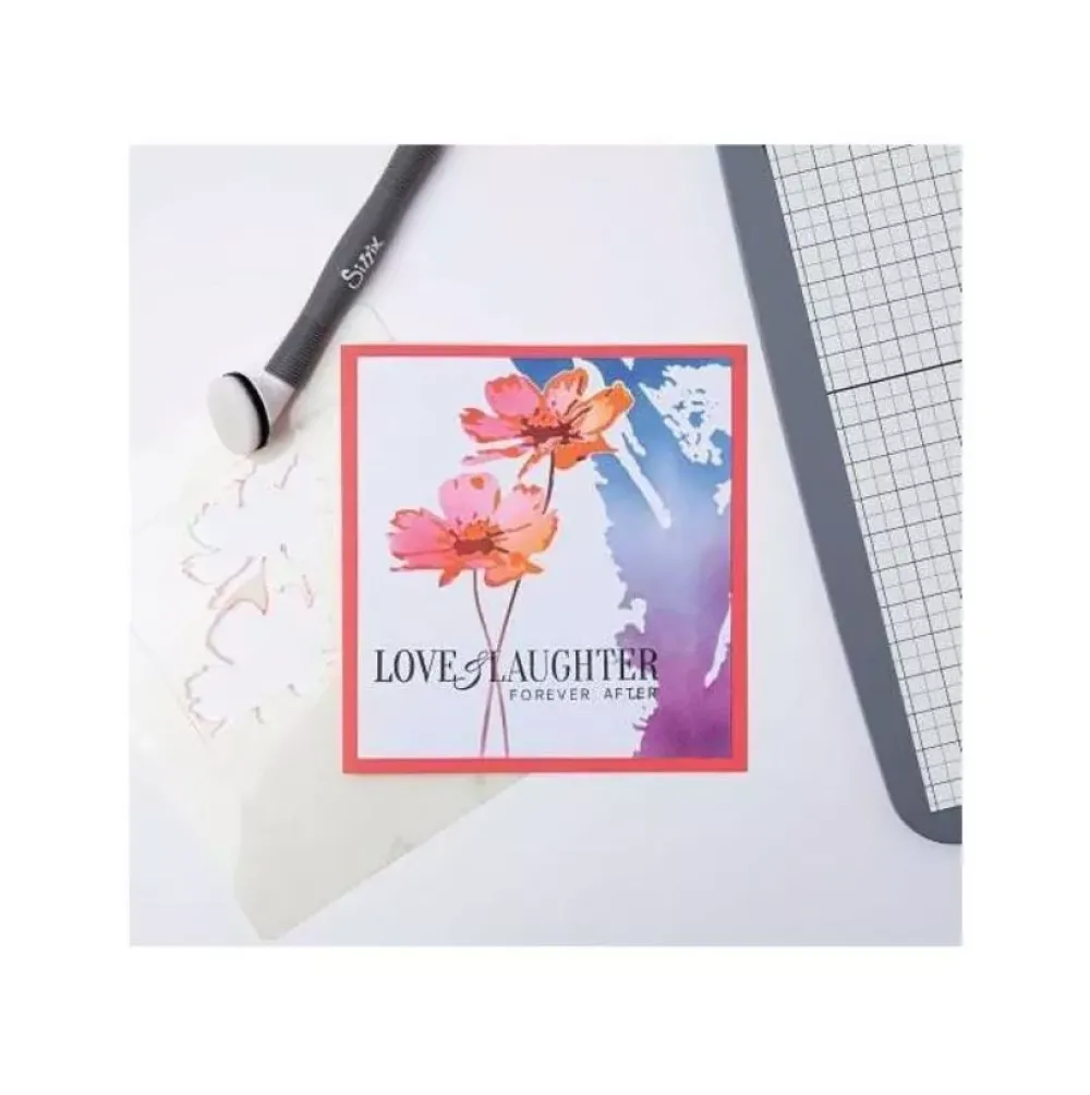 Discount Set de Plantillas de Stencil Making Tool Flowers 15x15cm Plantillas