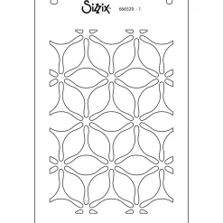 Set de plantillas de stencil Defined Petals A6 Plantillas