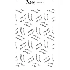 Set de plantillas de stencil Defined Petals A6 Plantillas