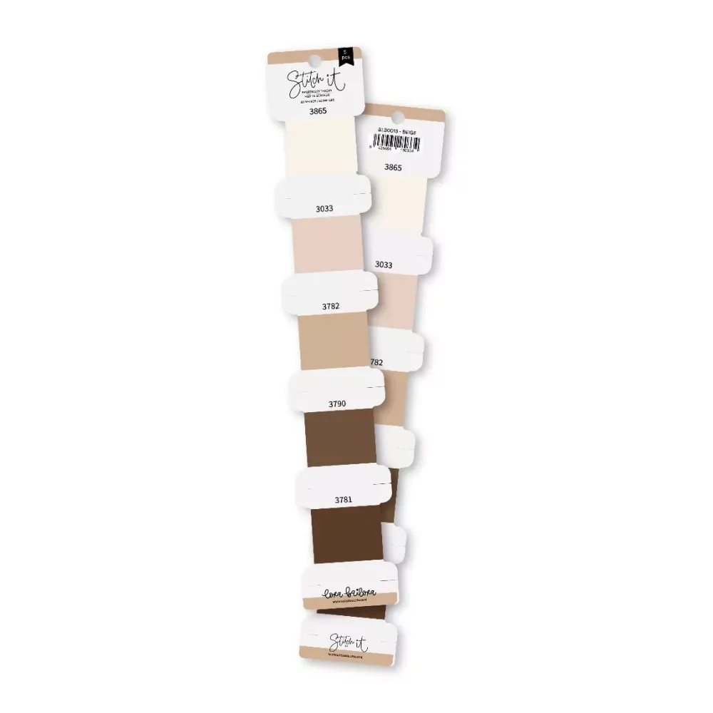 Set Hilos de Bordar Beige Stitch it! Bisutería